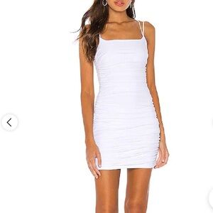 Superdown Strapless White Dress
